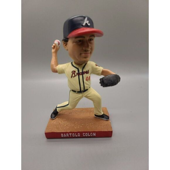 Atlanta Braves Baseball Player "Bartolo Colon" Bobblehead - Picture 1 of 4
